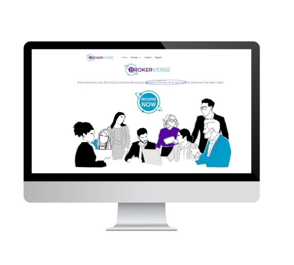 Brokerverse Logo Origination and Website Design